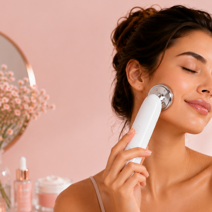 7-in-1 EMS Facial Massager with LED & Vibration